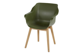 category Hartman | Tuinstoel Sophie met Armleuningen Teak | Moss Green 760487-31